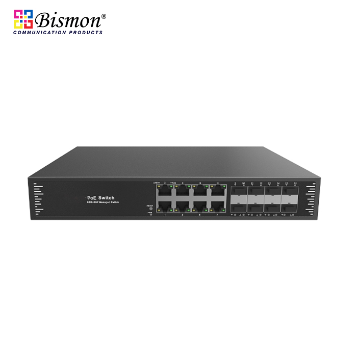 8-Port-RJ45-10-100-1000M-and-8-SFP-L2-Managed-PoE-Switch